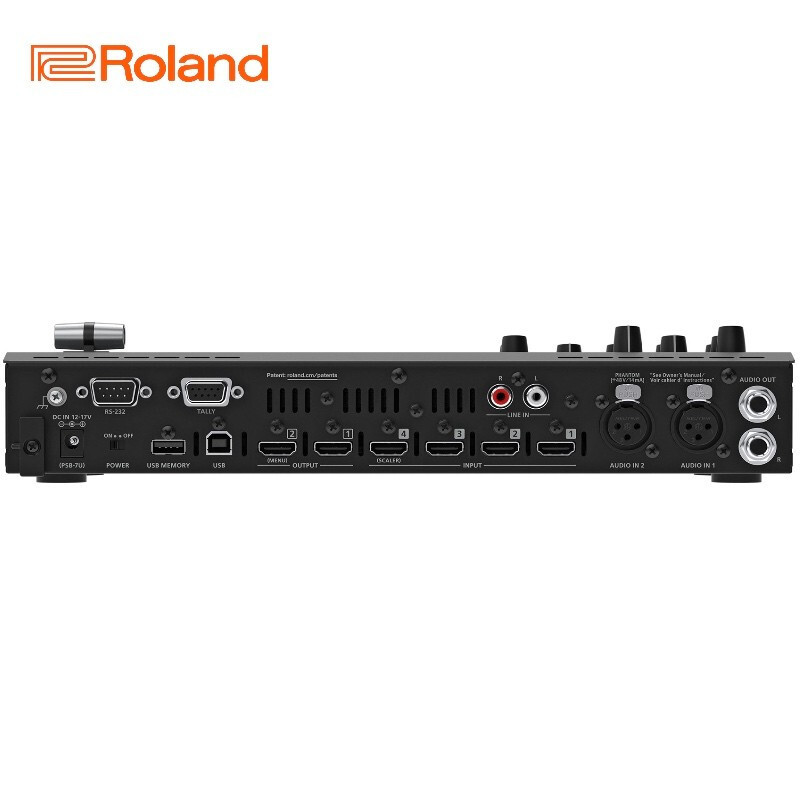 Roland罗兰V-1HD+PLUS导播切换台4 路HDMI输入直播台高清视频会议 - 图0