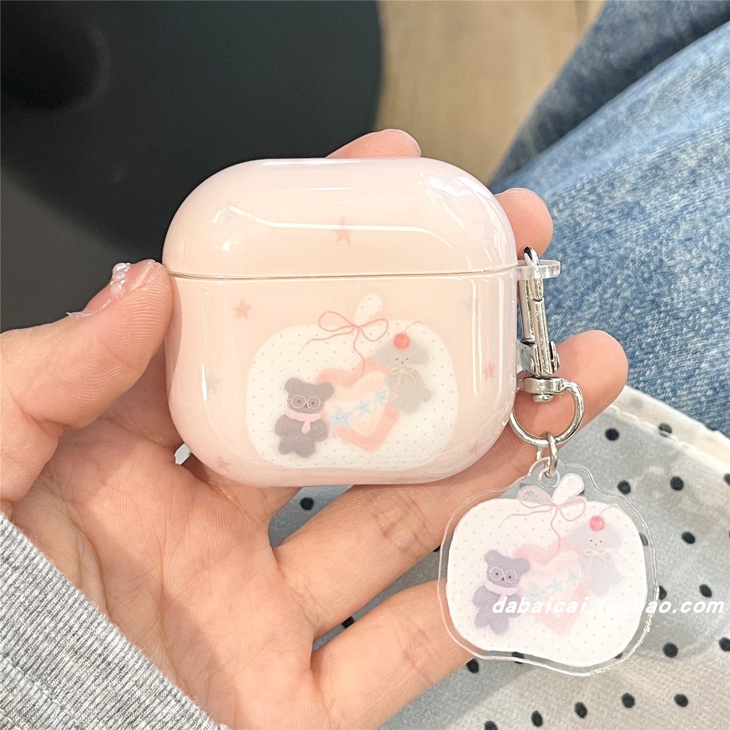 ins风星星爱心小熊狗狗适用airpods pro3保护套pro二代airpodspro2耳机套壳4代苹果无线蓝牙三代airpods3可爱,淘宝优惠券,粉丝福利购,淘宝优惠卷