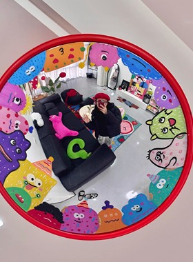 diy凹凸镜摆件房间改造小物件室内广角镜家居装饰摆件拍照神器