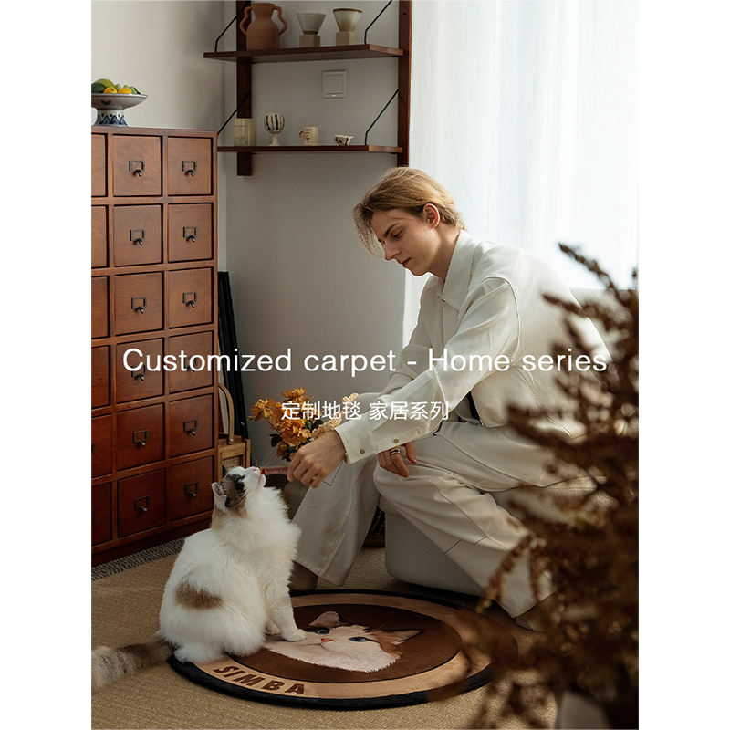 POOJI宠物定制地毯窝地垫轻奢牛奶绒可水洗猫咪狗狗来图DIY礼物,淘宝优惠券,粉丝福利购,淘宝优惠卷
