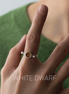 WHITEDWARF女925银原创设计戒指