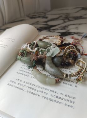 今夜无雨，可饮茶。看见光|和田玉手串