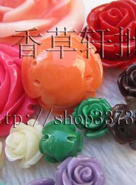 30MM玫瑰花手工饰品配件材料