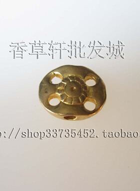 diy金色镂空背云手工饰品扁珠