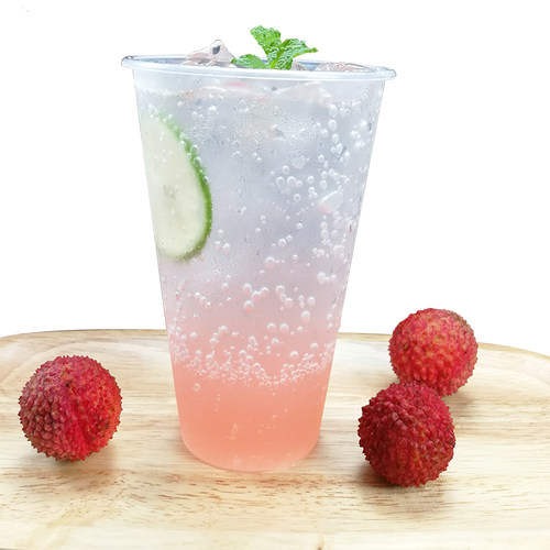奕方山竹荔枝果酱烘焙奶茶原料果泥果肉颗粒商用桶装1.2kg - 图0