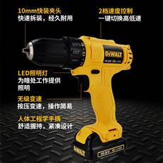 Электродрель 得伟12v锂电钻多功能手电钻手持式变速家用充电手枪钻dcd701/700 DEWALT