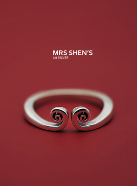 紧箍咒戒指925纯银悟空大圣紧箍咒复古情侣对戒食指至尊宝戒指潮