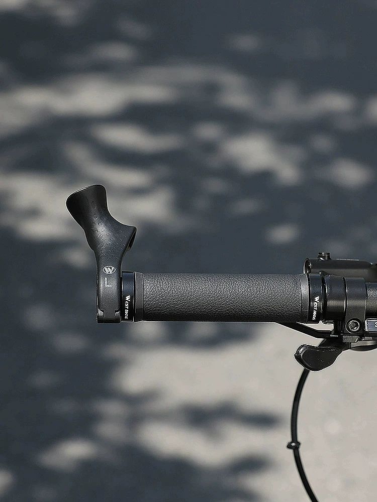 美利达通用山地自行车副把尼龙握把可调节单车把手通用手柄牛角把 - 图3