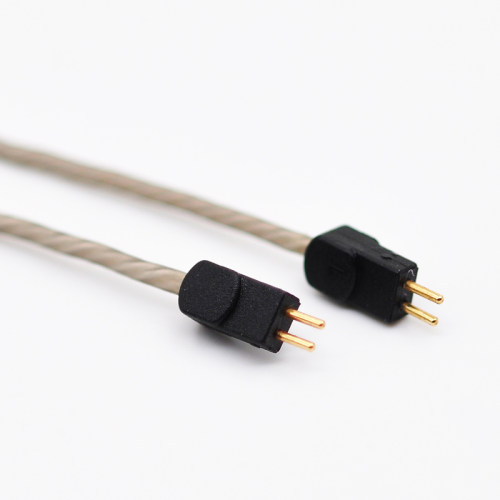 Earmax 0.78mm插针TFZ 威士顿W4R UM3X 1964线控带麦镀银耳机线 - 图2