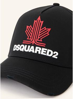 Dsquared2男士帽子可调节黑色