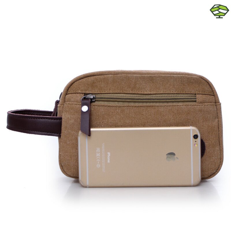 帆布男包休闲男夹包男士零钱钥匙包 法狼仕男士包袋