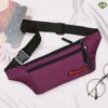 Construction site work waist bag 2026 Oxford cloth casual waist bag thin close-fitting running sports mobile phone bag unisex