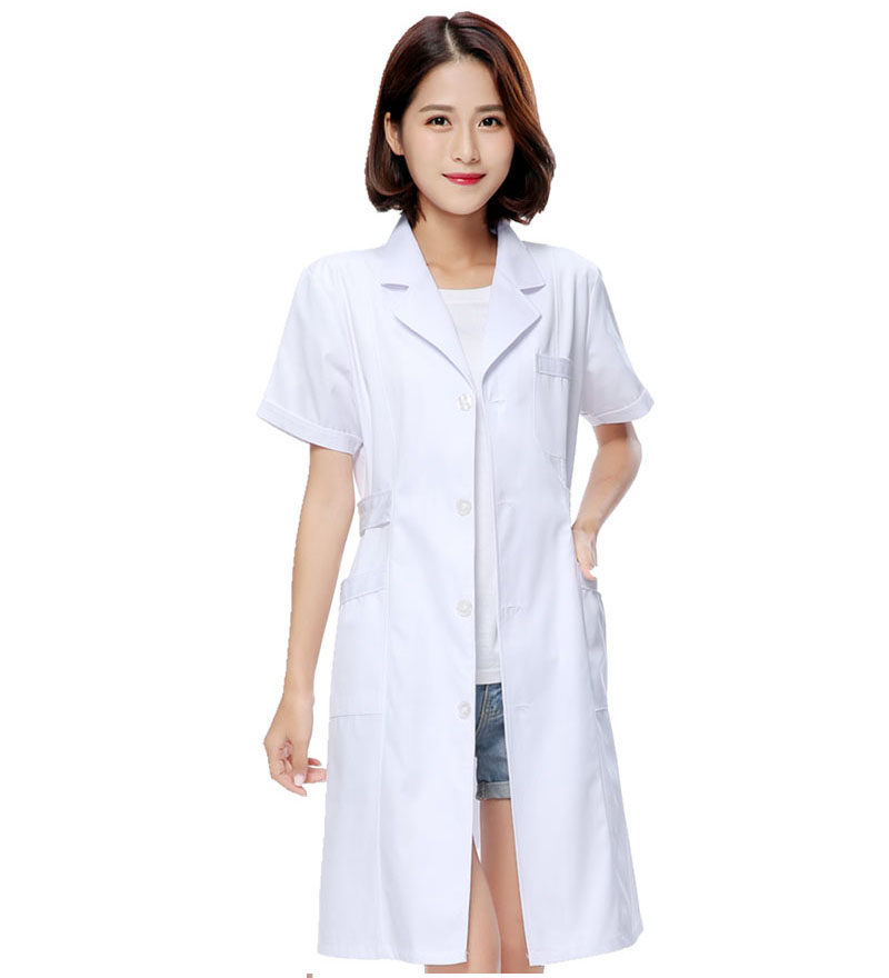 长袖短袖薄款医学生药店医院白大褂 义阳华依医护制服