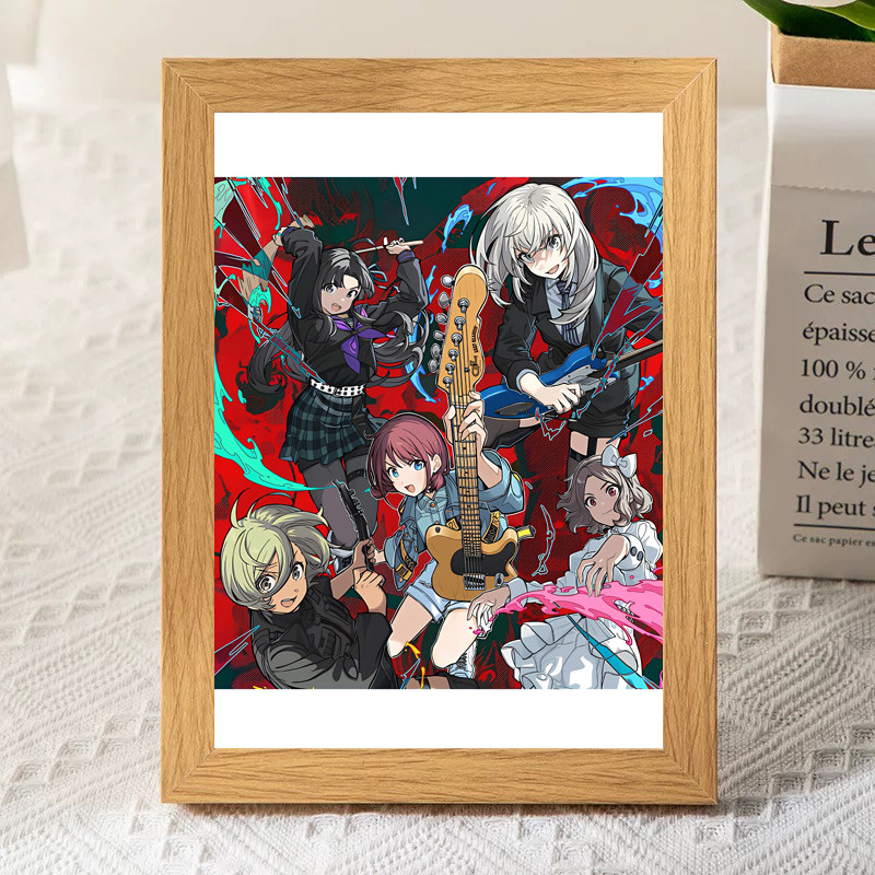 哭泣少女乐队GirlsBandCry木质相框摆台仁菜周边桌面摆件定制礼物,淘宝优惠券,粉丝福利购,淘宝优惠卷