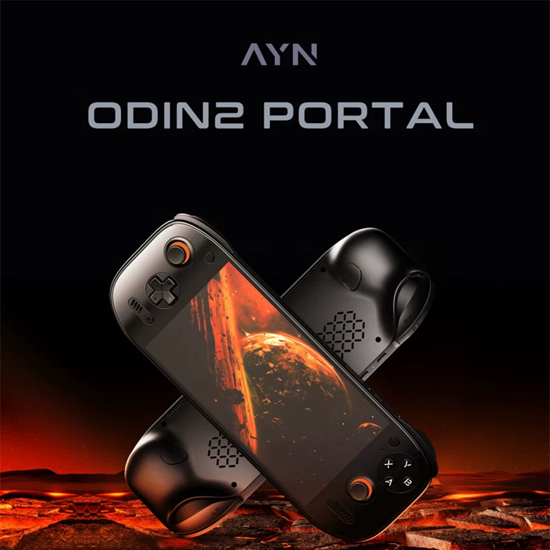 Портативная машина Ayn Odin 2portal ручной работы Odin2P Android консоль для игр ps2 8Gen2 чип OLED большой экран частота обновления 120 Гц потоковая передача открытого исходного кода готовая к использованию предустановленная Tianma G фронтенд для воспроизведения