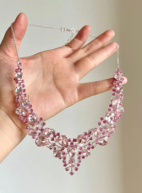 短剧偏偏偏爱你邓灵枢姜云枝同款镶钻轻奢高级感锁骨链精致项链女