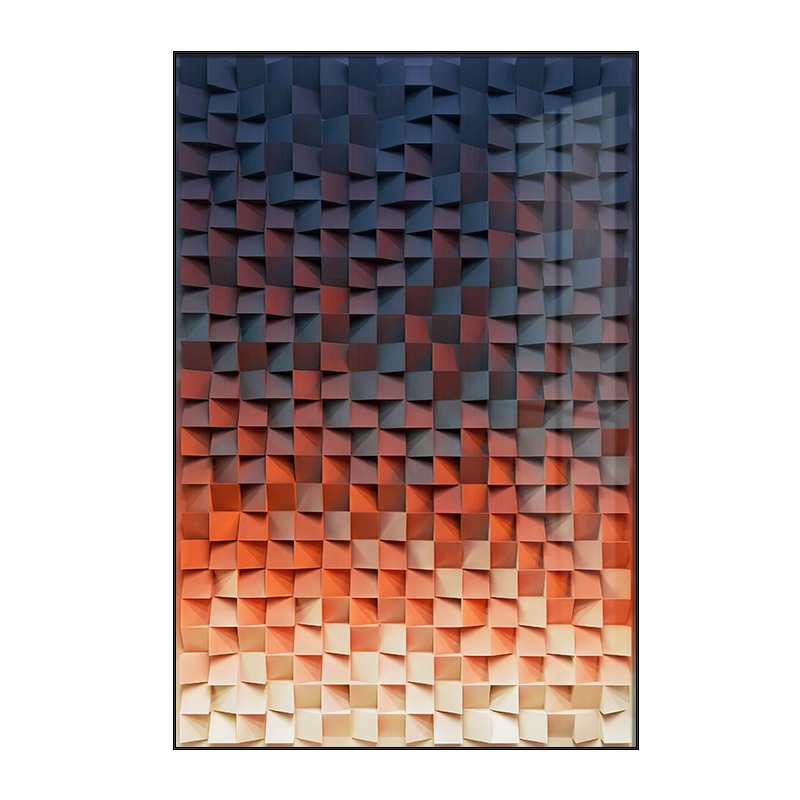 轻奢玄关抽象装饰画高级感几何艺术画客厅沙发背景画现代简约挂画 - 图3