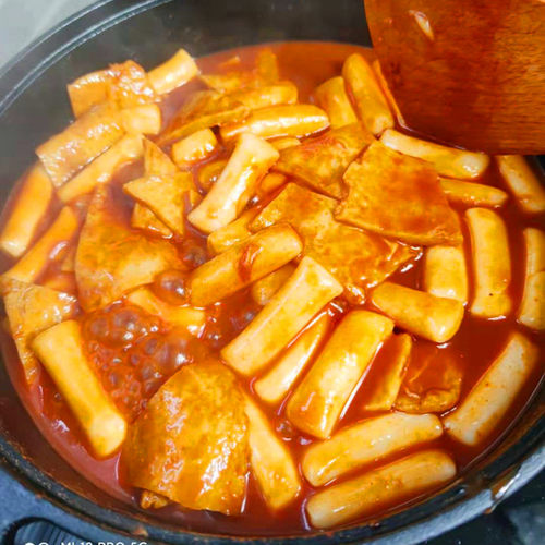 朴先生年糕条20包冷冻年糕大米Q年糕芝士心黄金油炸部落火锅食材 - 图0