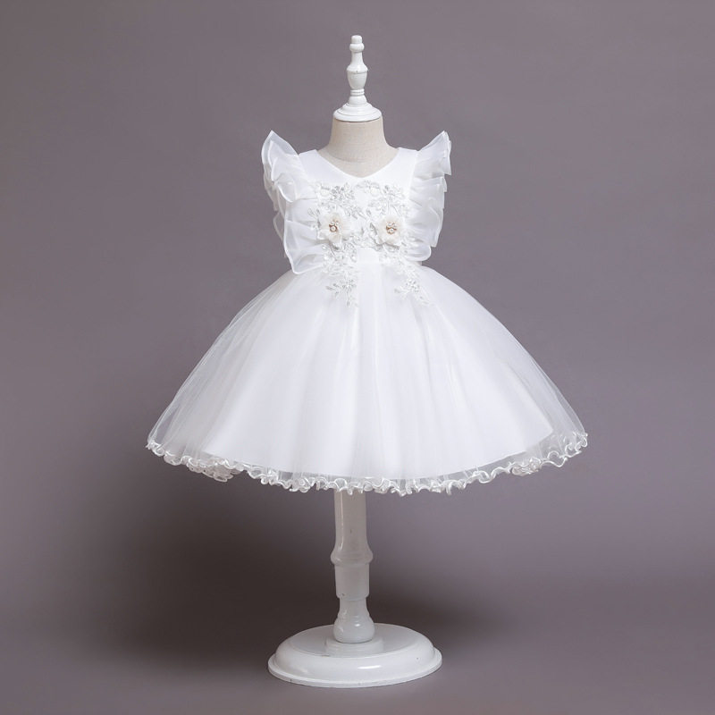 六一儿童公主蓬蓬裙花童女童演出服 佐曼琳连衣裙