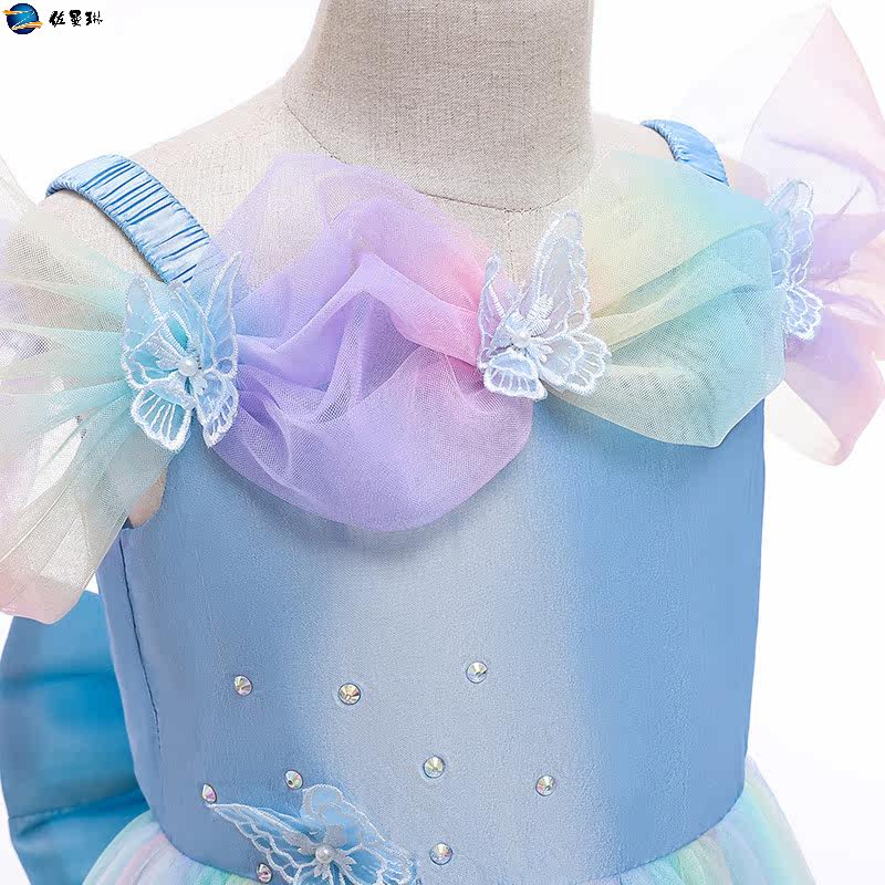 女童灰姑娘米奇圣诞节礼服连衣裙 佐曼琳连衣裙