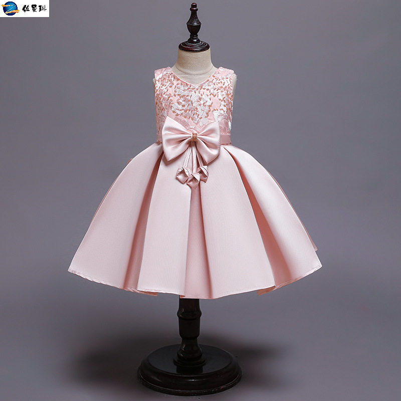 时尚高档儿童婚纱生日走秀演出服 佐曼琳连衣裙