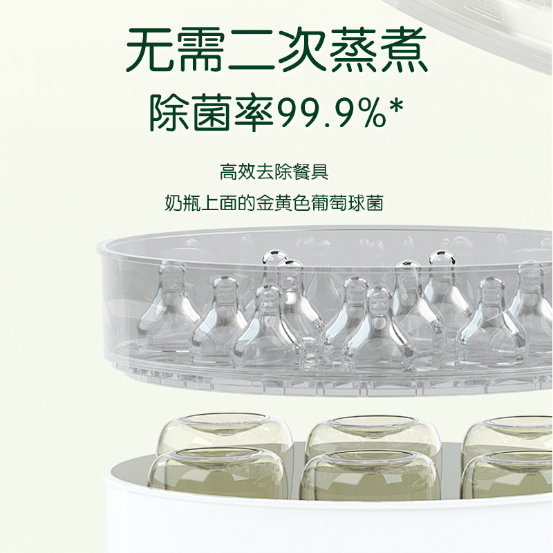 好爸爸浓缩洗洁精天然不伤手去油污除菌果蔬餐具净清洁剂1kg*4瓶