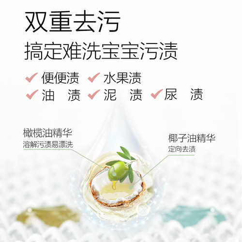 好爸爸手洗洗衣液婴儿内衣露低泡天然亲肤手洗专用组合装950g*4瓶 - 图1