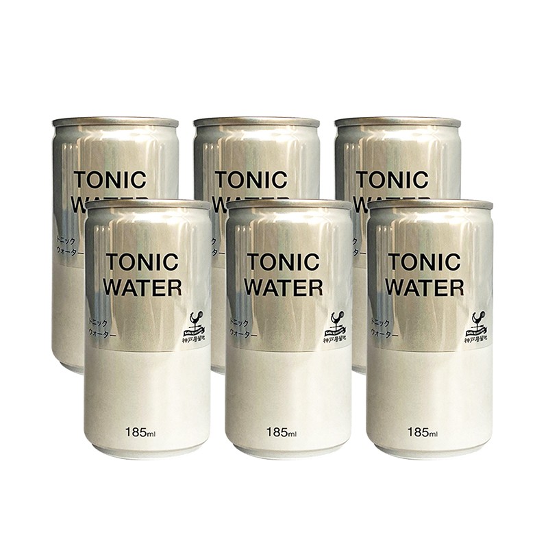 神户居留地汤力水气泡水日本进口碳酸饮料tonic water 185ml*30听 - 图1