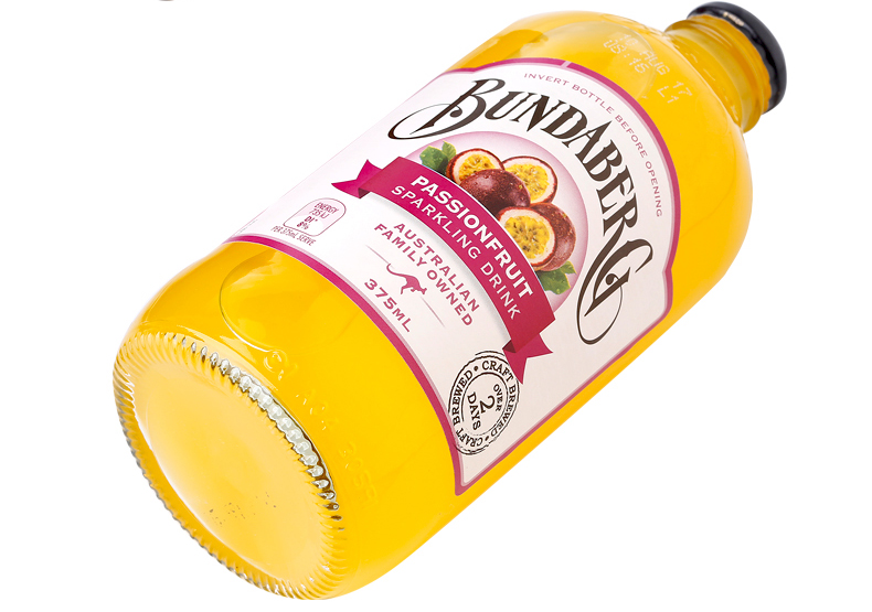 澳洲进口Bundaberg宾得宝百香果碳酸饮料汽水饮品375m*6瓶_虎窝淘