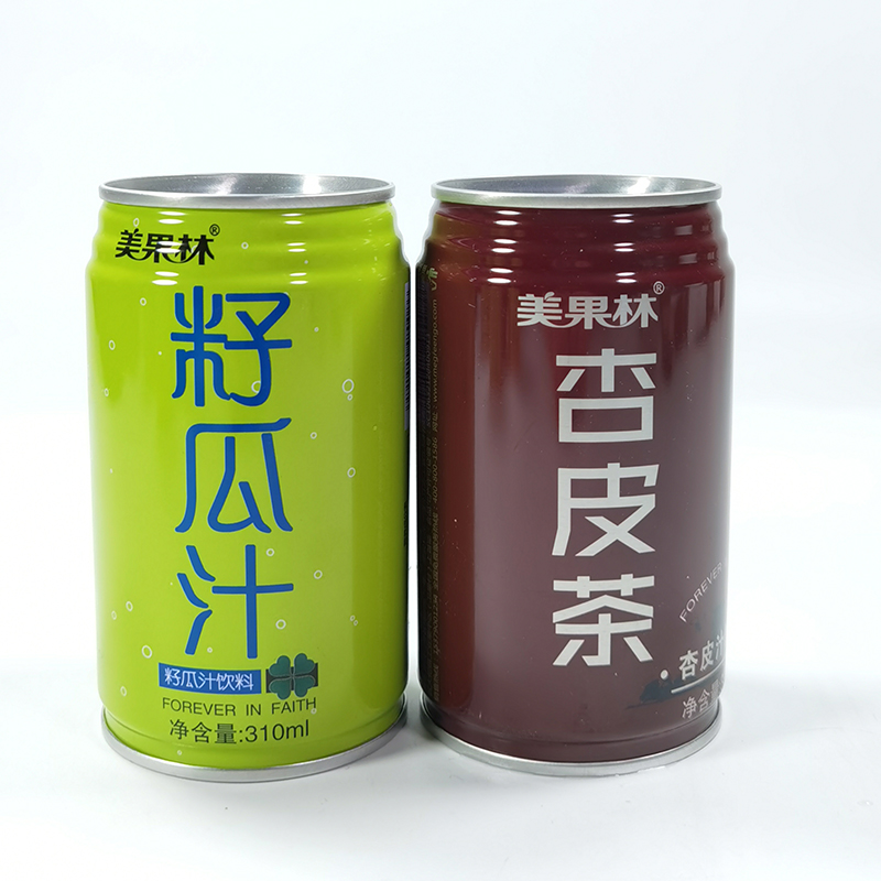 甘肃特产美果林杏皮茶籽瓜汁饮料火锅搭档夏天饮品310ml*24瓶-图1