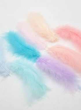 Natural Turkey Feathers Plumes 4-6 Inches10-15cm Multicolor