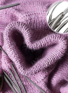 3pcs Circular Knit Needles Knitting Metal Cable Circular Kni