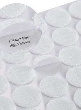 100Pairs Dot Fastener Hook Loop Tape Strong Self Adhesive Ny