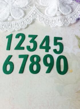 Numbers 0 - 9 Metal Cutting Dies for Scrapbooking DIY Scrapb