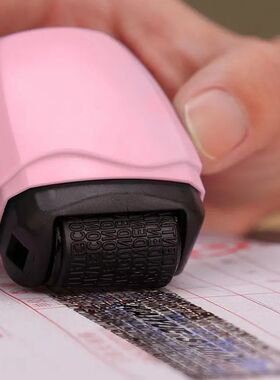 Identity Protection Roller Stamps Reusable Ink Address Erase