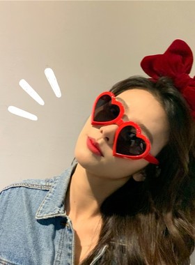女爱心生日派对眼镜女墨镜儿童潮