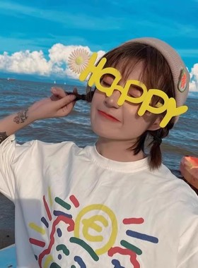 网红圣诞节搞怪生日眼镜墨镜男女