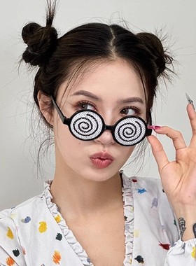 搞怪沙雕生日派对眼镜墨镜拍照女