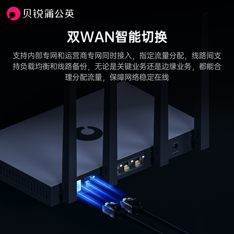 蒲公英企业级千兆路由器X5WIFI6异地组网SDN局域网内网穿透SDWAN双频无线IPSec远程NAS视频监控办公AX1800 - 图2