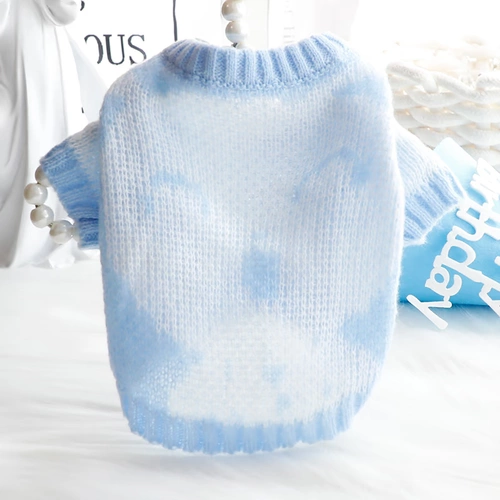 Осенний двусторонний трикотажный свитер для принцессы, с медвежатами