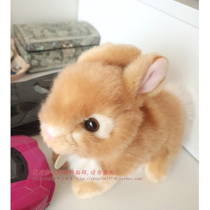 韩国代购进口趴趴小兔子玩偶/车用车载小号兔兔公仔/仿真毛绒玩具,淘宝优惠券,粉丝福利购,淘宝优惠卷