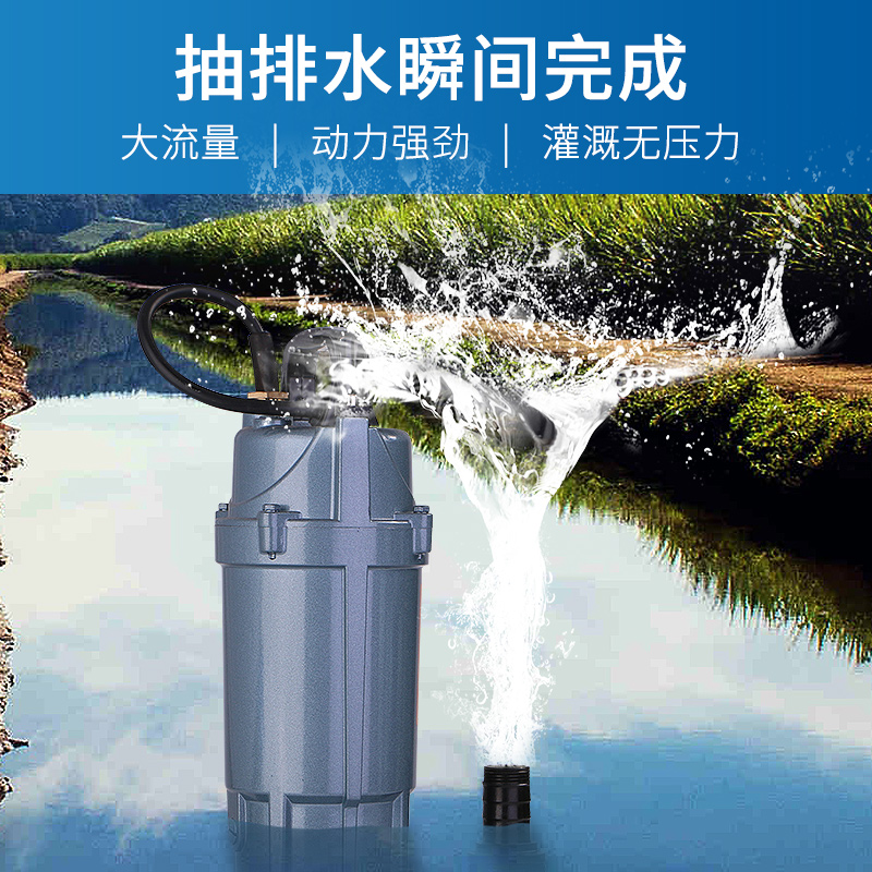 大元潜水泵家用井用220V380V工业农用灌溉高扬程流量抽水泵抽水机