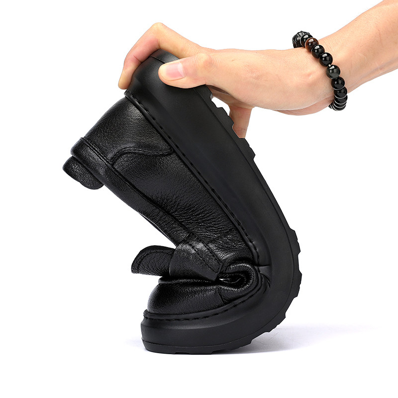 U7高档鹿皮男皮鞋2025新款真皮软底轻便舒适套脚休闲皮鞋男乐福鞋,淘宝优惠券,粉丝福利购,淘宝优惠卷