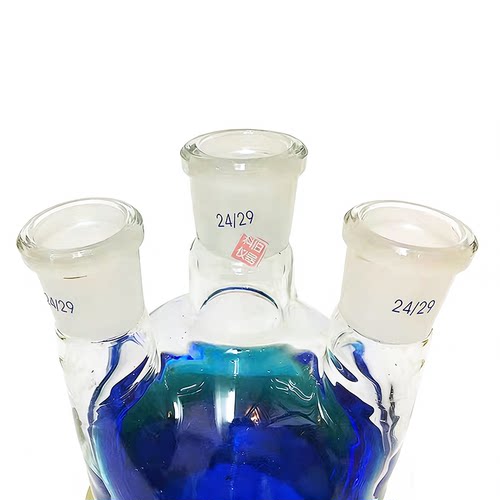 蜀牛加厚耐高温玻璃二口三口瓶四口烧瓶反应瓶圆底可定制实验化验 - 图3