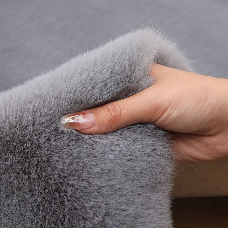 奶油风兔毛绒地毯卧室ins床边地毯衣帽间客厅飘窗沙发毯地垫橱窗,淘宝优惠券,粉丝福利购,淘宝优惠卷