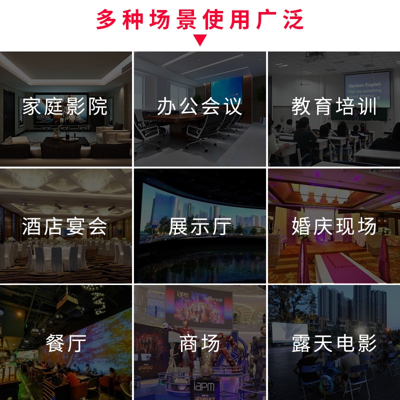 奥图码HD15/HD27H/HD27EH/HD28EH/HD39HDR/W412/W512家用投影机 - 图1