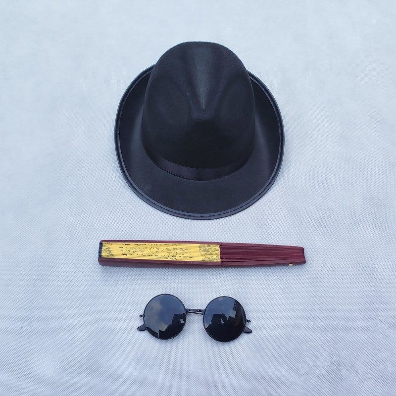 上海滩大沿礼帽男女爵士帽黑色帽子复古中老年人春秋冬毛呢帽绅士,淘宝优惠券,粉丝福利购,淘宝优惠卷