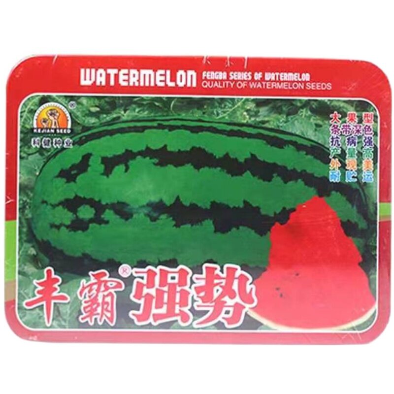 丰霸【战神】大果型西瓜种子【强势】高糖甜皮薄籽少中晚熟耐重茬_虎窝淘