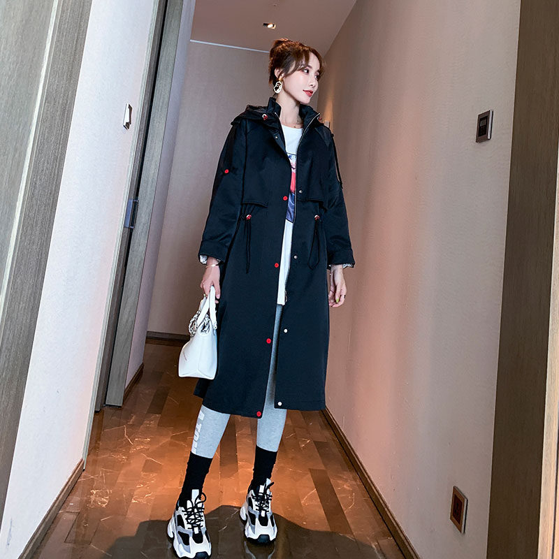 2020新款中长款流行英伦风韩版风衣 乔氏家风衣