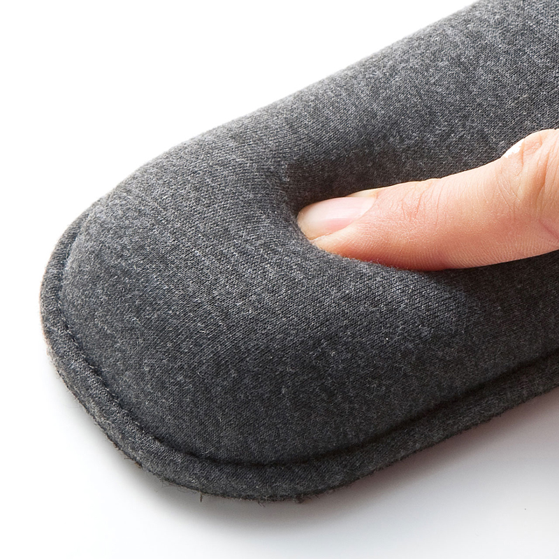 日本SANWA键盘托护腕垫 鼠标腕托护腕垫手枕垫子柔软布质透气防滑 - 图2